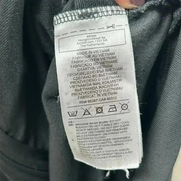 Adidas Men's Gray Camo 3-Stripes Track Jacket Size Small - Picture 2 of 7